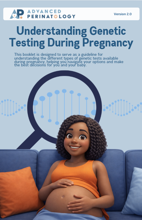 Understanding Genetic Testing During Pregnancy — patient guide cover